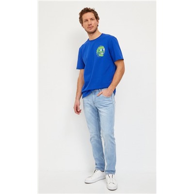 Футболка муж. FJ-6000-08 d.blue