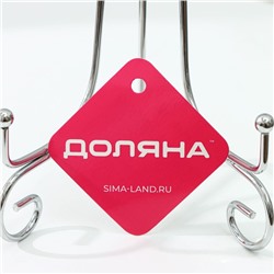 Подставка под тарелки Доляна, 15.5×25.5 см, хромированная