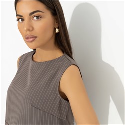 Блуза свободной посадки, Кейт Мосс отдыхает (brown)