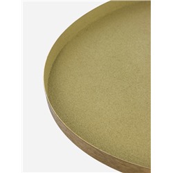 Столик кофейный глянцевый «Олива с золотом», 41×41×51 см