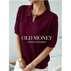 Футболка-поло (вязаный трикотаж)