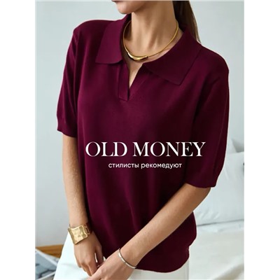 Футболка-поло (вязаный трикотаж)