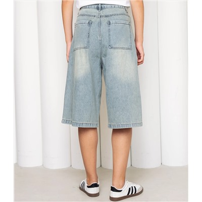 Джинсовые шорты #КТ3256, голубой