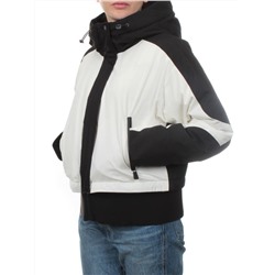 H24-381 BLACK WHITE Куртка зимняя женская (80% пух / 20% перо) M - 44 российский