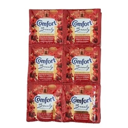 (Упаковка 24 шт) Кондиционер для стирки белья Comfort Beauty perfume softener Red Lily and Hibiscus 17 мл x 24 шт
