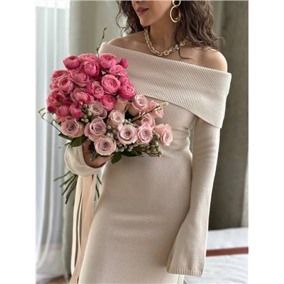 Платье MONRO, Светлый беж