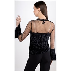 Блузка женская велюровая 253027, размер 42-44