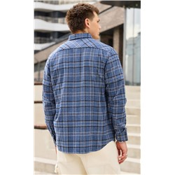 Рубашка F521-0460 grey