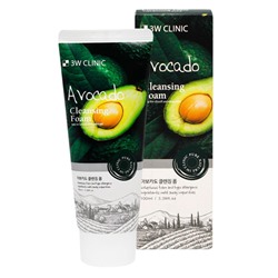 Пенка для умывания с экстрактом авокадо 3W CLINIC Avocado Foam Cleansing 100 ml