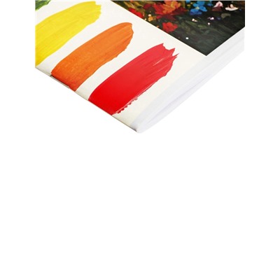 Альбом для рисования Calligrata А4, 40 листов, на скрепке, обложка из мелованного картона, МИКС