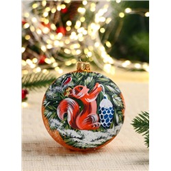 Ёлочный шар d=10 см «Затейница»