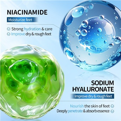 Увлажняющая маска-носочки для ног КОКОС Sadoer, 1 пара.