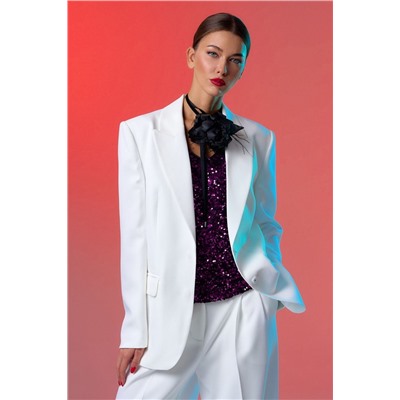 DiLiaFashion 0798 белый, Жакет