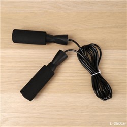 Cкакалка Woohooo Twist / WT-2.8BL / 2.8 m / черный