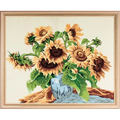 Картина гобелен 60x80 А11 /YH959-03/Подсолнухи