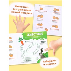 Книга развития мозга малыша «100 занятий», 1-2 года