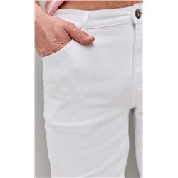 Шорты джинс F311-0972 white