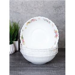 Набор суповых тарелок 6 штук 650 мл 175 мм тарелка глубокая / TW-70 (7277) /уп 8/  Ситец