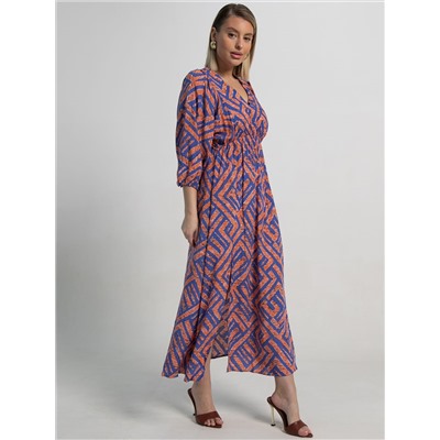 Платье Неповторимая (оранжевое) П15500-34М