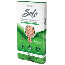 Восковые полоски для тела с алоэ-вера Solo ItalWax