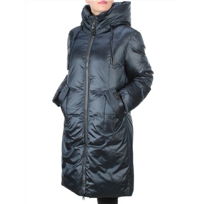 8056 DARK GREEN Пальто зимнее женское SIYAXINGE (200 гр. холлофайбера)