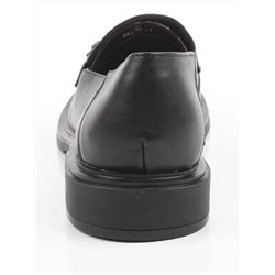 03-DEB58-1 BLACK Лоферы женские (натуральная кожа)