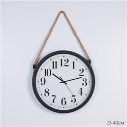 Часы настенные 40 см на веревке / 8416A /уп 10/