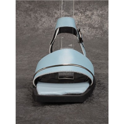08-PEY183-5 LIGHT BLUE Босоножки женские (натуральная кожа)