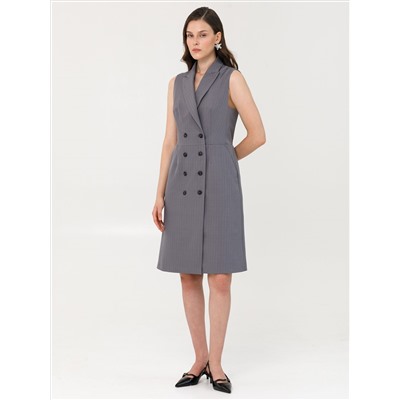 Платье тёмно-серое без рукавов