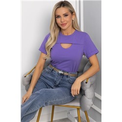 Футболка Дорис (фиолетовая) Б13671-50М