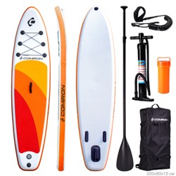 Надувная SUP доска COMIRON 320х80х15 Сапборд Supboard сап доска sup cапборд / GT150 /уп 1/ (Желтый)
