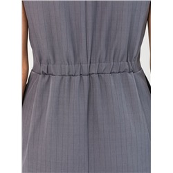 Платье тёмно-серое без рукавов