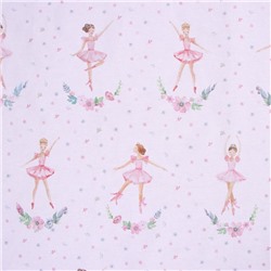 Постельное бельё Этель 1,5 сп Little ballerine, 143х215 см, 150х214 см, 50х70 см -1 шт, 100% хл, бязь