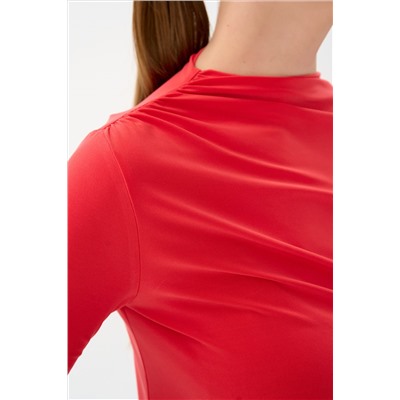 Лонгслив Нора (оранжевый)