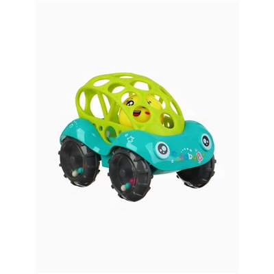 Погремушка «Гоночная машинка», с эластичными элементами