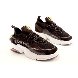 Slan (Fashion) AG121-12Z Кроссовки чер текстиль