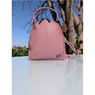 Итальянская сумка - рюкзак из натуральной кожи от AB.Z · Pelle · mochila NAPA (630) FLIEDER