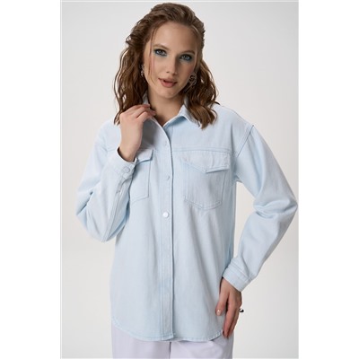 Рубашка Мишель (голубой)