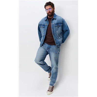 Куртка джинс P611-1285 l.blue