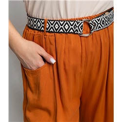 Брюки #ОКТ085008, терракотовый