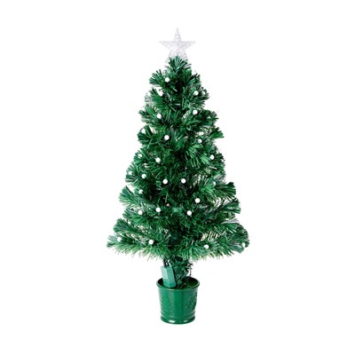 Ёлка светодиодная «Огонёк» 90 см, диаметр нижнего яруса 50 см, 79 ПВХ веток, мигание, свечение мульти