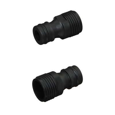 Набор коннекторов, d=1/2" (12 мм), 4 шт., 2 штуцера, 2 коннектора, Greengo