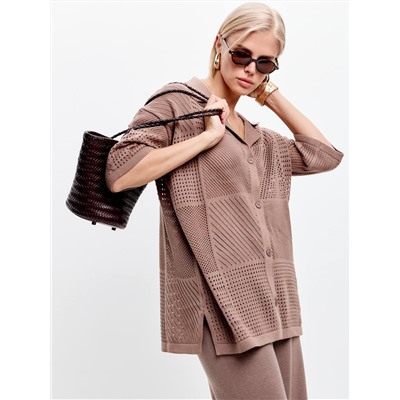 Рубашка ELODIE, Шоколад