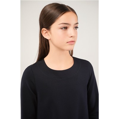 Платье из футера для девочки Happyfox