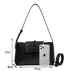 Женская сумка, кожа, MIRONPAN  521208 Черный