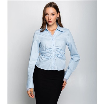 Блуза #КТ2695 (1), голубой