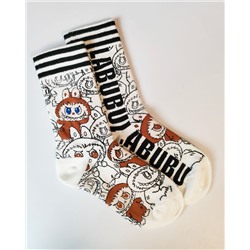 Носки р.35-40 "Trends" Лабубу на белом