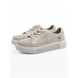 03-C322-2A BEIGE Полуботинки летние женские (натуральная кожа)