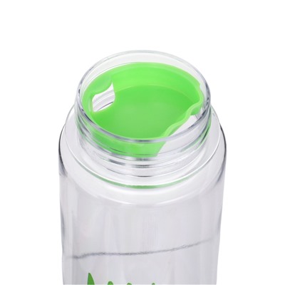 Бутылка для воды My bottle, 500 мл, 19.5×6 см, чехол в комплекте, салатовая