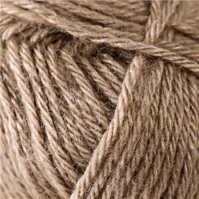 Пряжа для вязания спицами, крючком YarnArt, Silky Royal, 65% мериносовая шерсть, 35% искусственный шёлк, 140 м/50 г, (442 серо-бежевый)